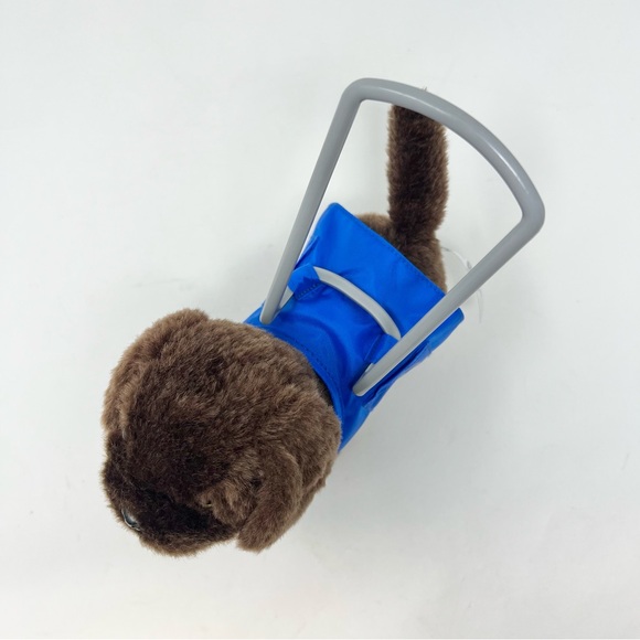 American Girl Chocolate Chip Service Dog Set Labrador Plush Dog and Blue Vest - Picture 5 of 11